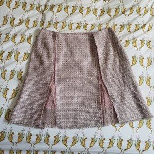 Vintage Elie Tahari Pink Tweed Skirt